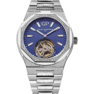 Laureato Tourbillon Blue Dial in Titanium