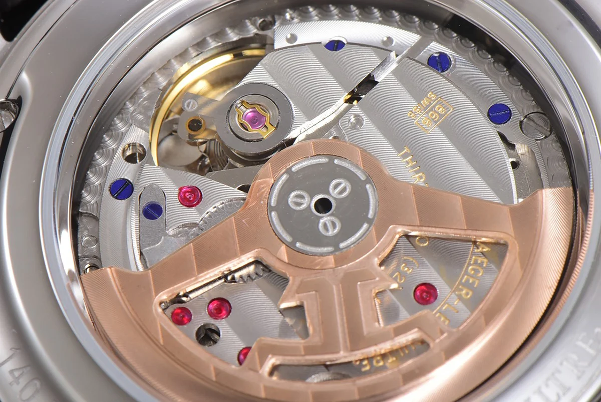 Master Calendar Silver Dial in Steel on Brown Leather Strap