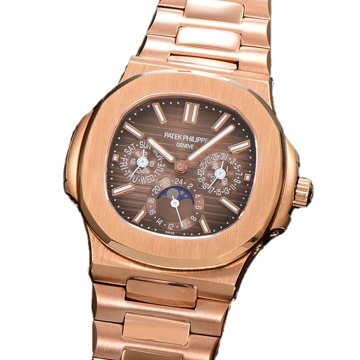 Nautilus 5740 Brown Dial in Rose Gold
