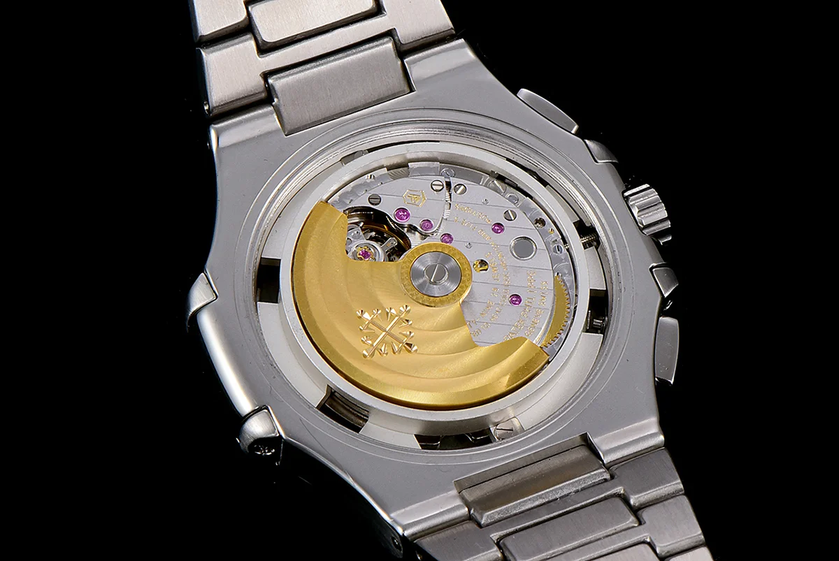 Nautilus 5980 Black Dial in Steel
