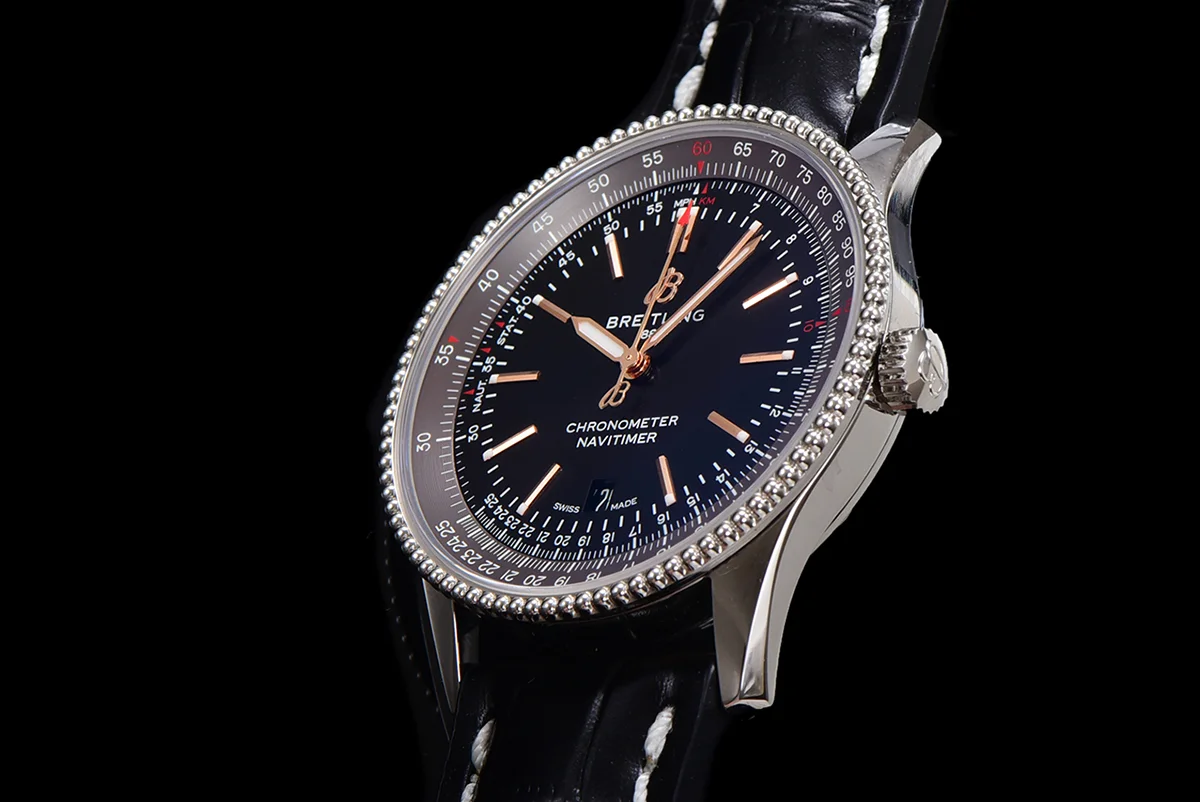 Navitimer Automatic 41 Black Dial in Steel
