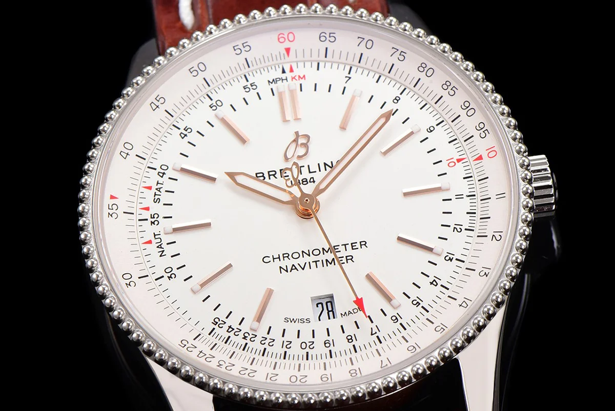 Navitimer Automatic 41 White Dial in Steel