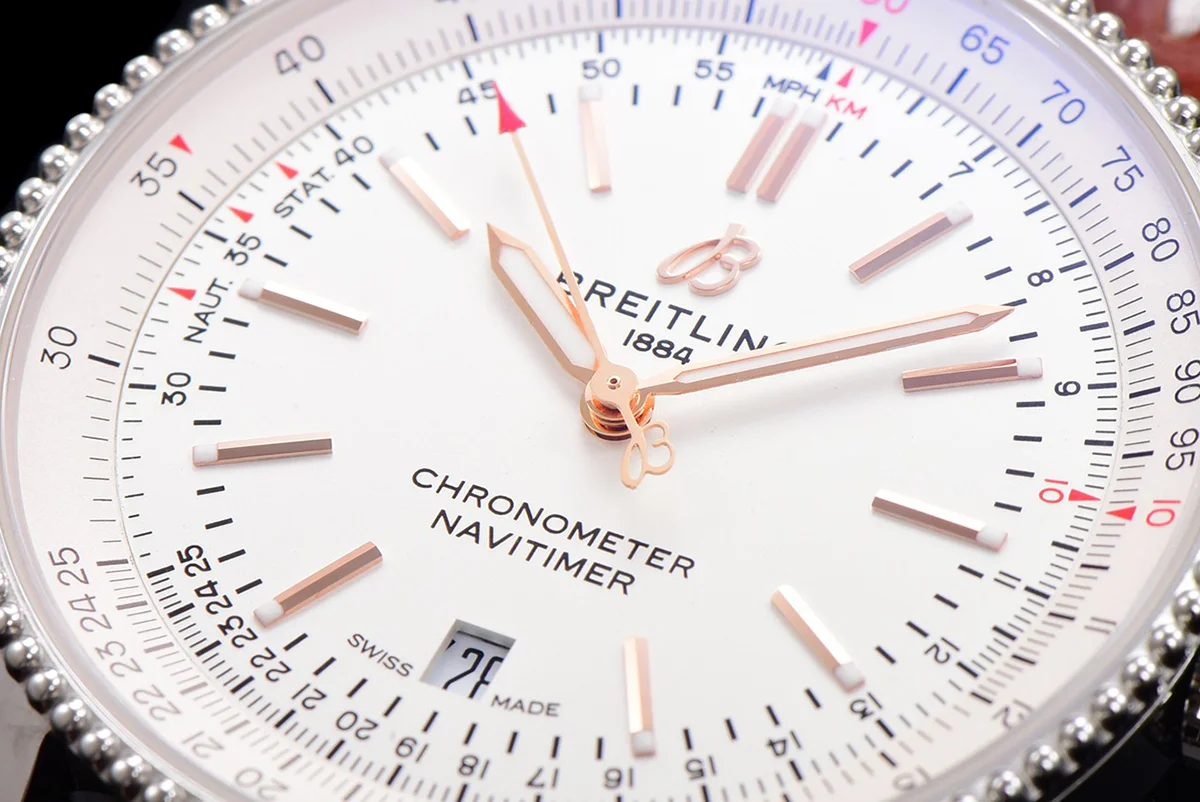 Navitimer Automatic 41 White Dial in Steel