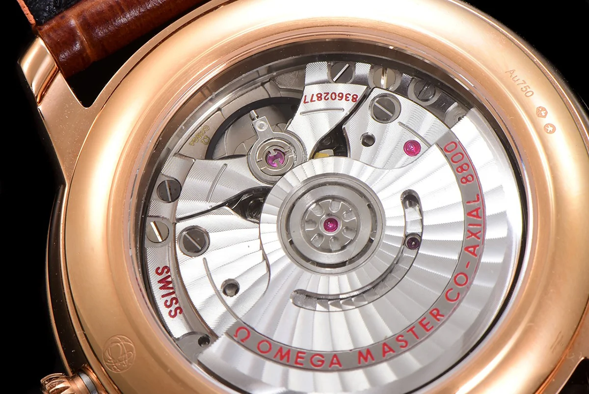 Omega De Ville Prestige Co‑Axial Master Chronometer 40mm White Dial in Rose Gold