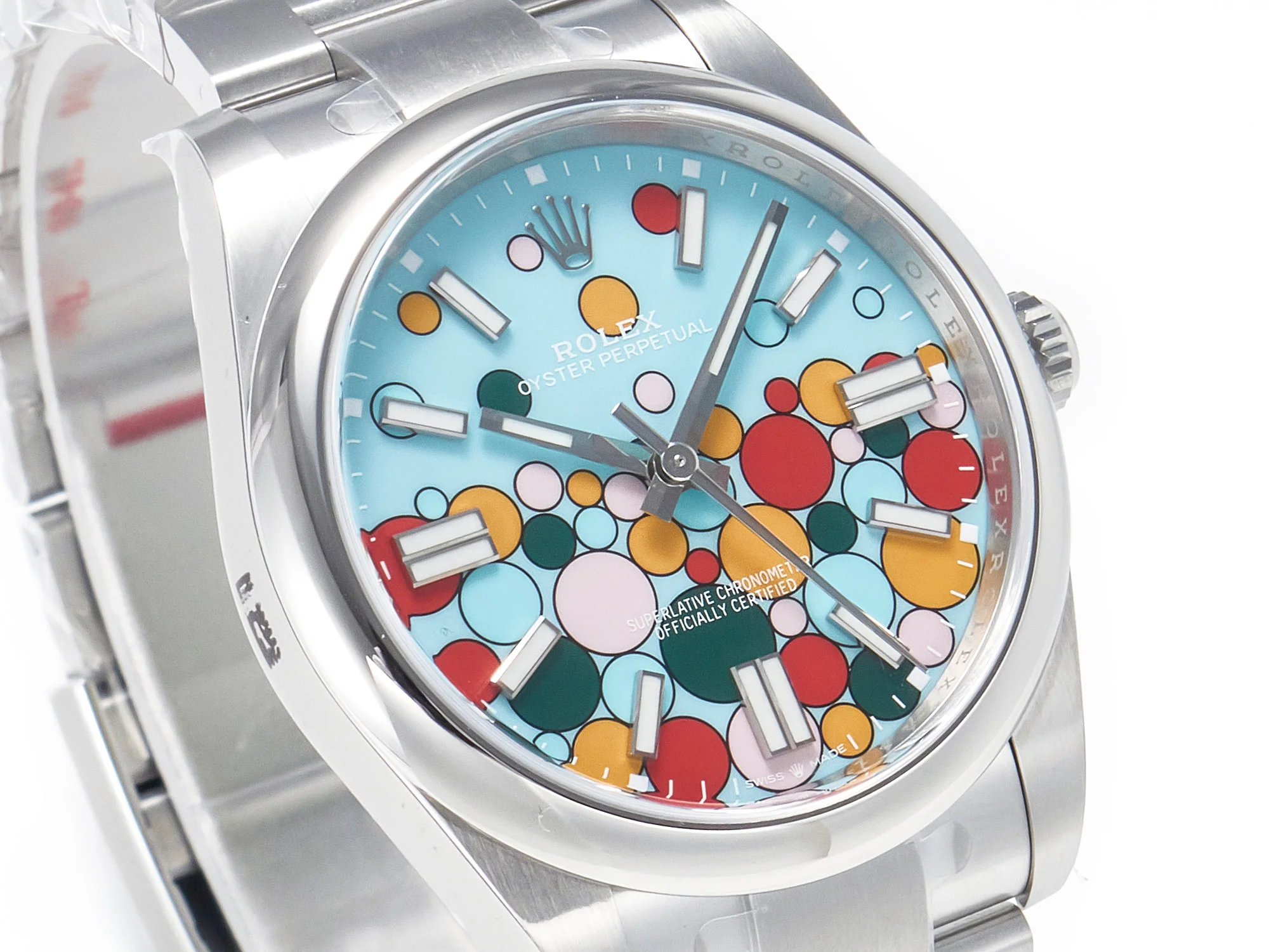 Oyster Perpetual 41mm 124300 Clean 1:1 Best Edition 904L Steel Balloon Dial on SS Bracelet VR3230