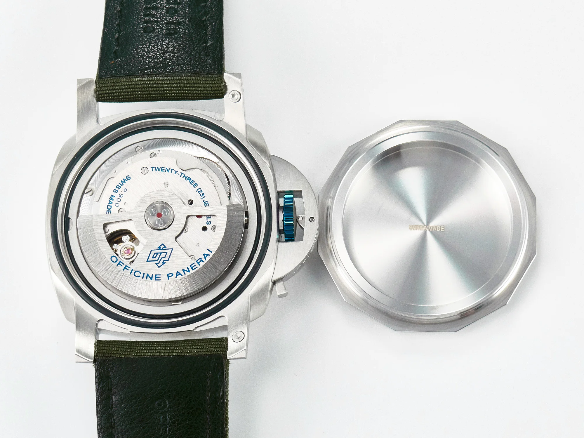 PAM1287 V TTF 1:1 Best Edition Green Dial on Green Nylon Strap P900