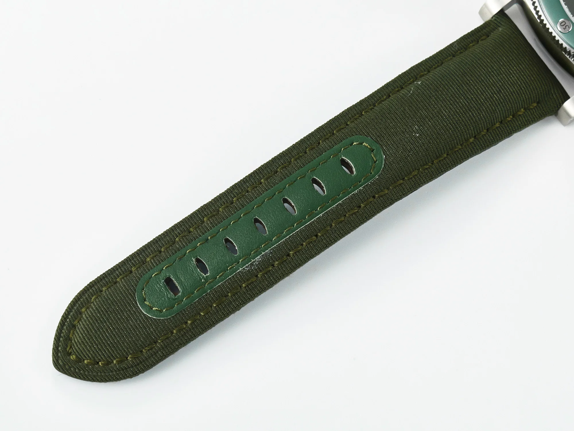 PAM1287 V TTF 1:1 Best Edition Green Dial on Green Nylon Strap P900