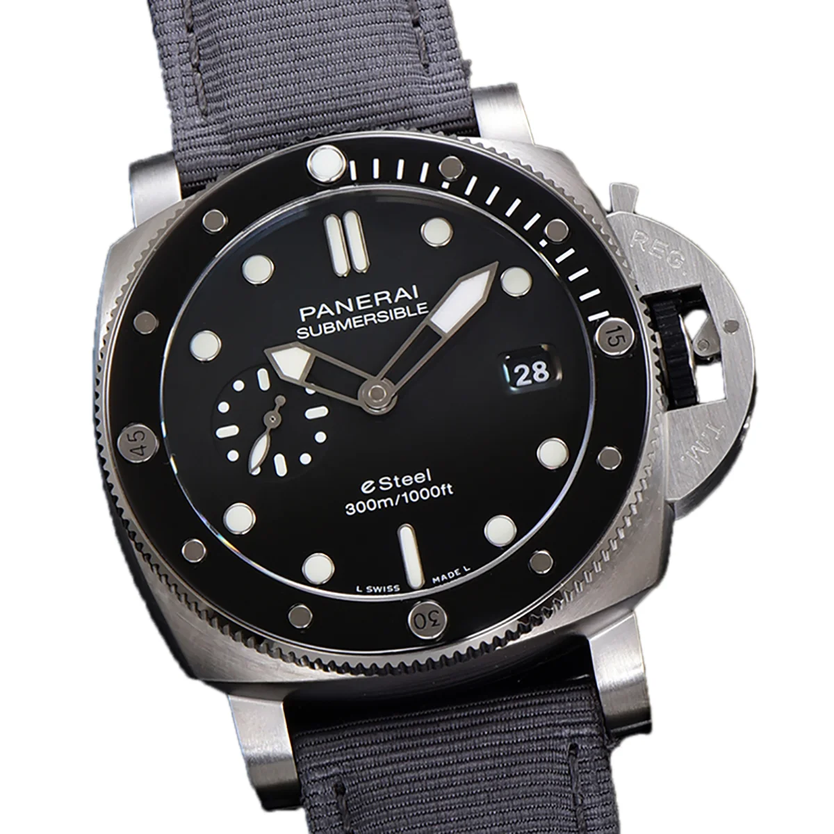 PAM1288 Submersible QuarantaQuattro ESteel™ Grigio Roccia 44mm