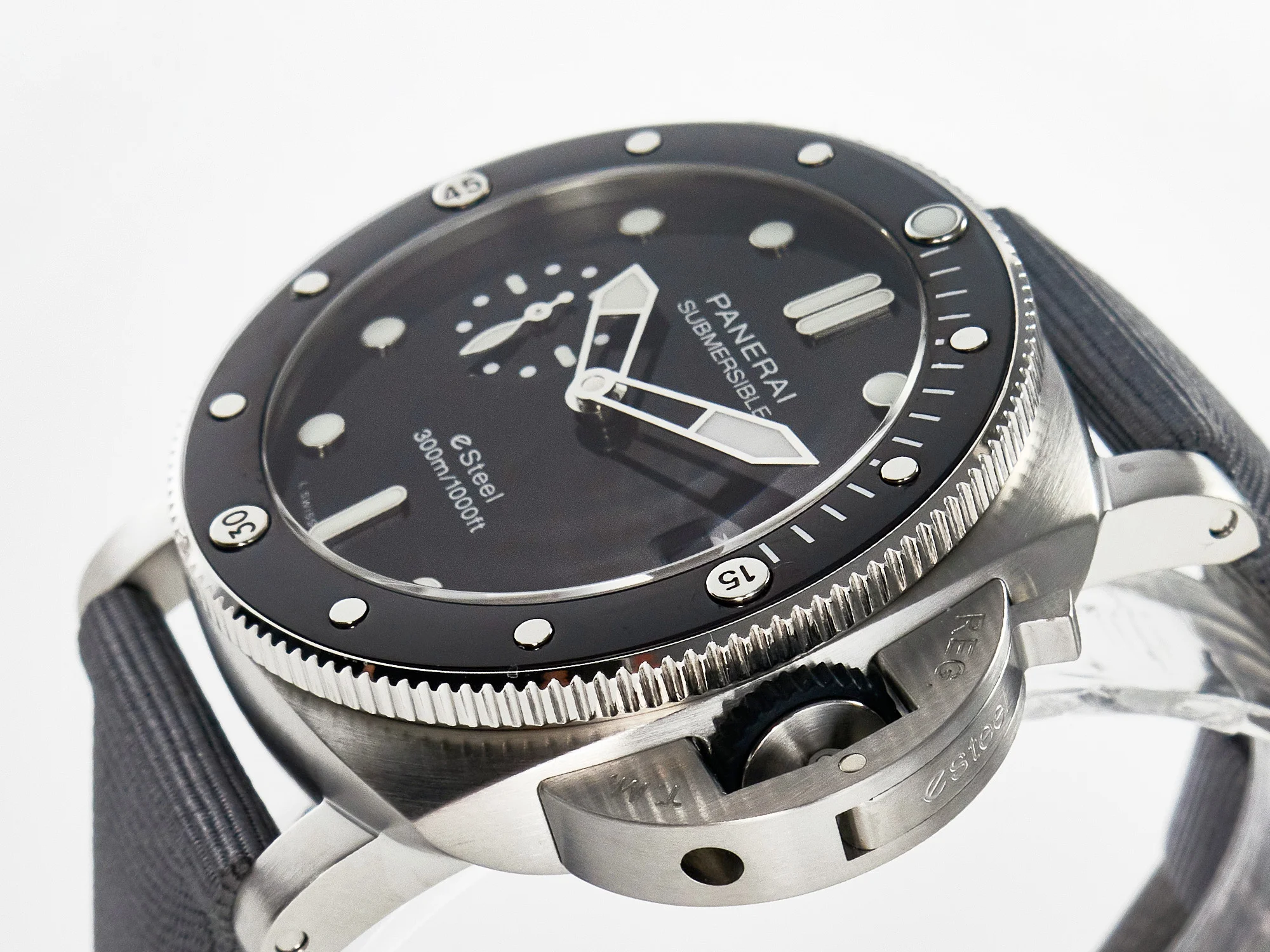 PAM1288 Y VSF 1:1 Best Edition Gray Dial on Gray Nylon Strap P900