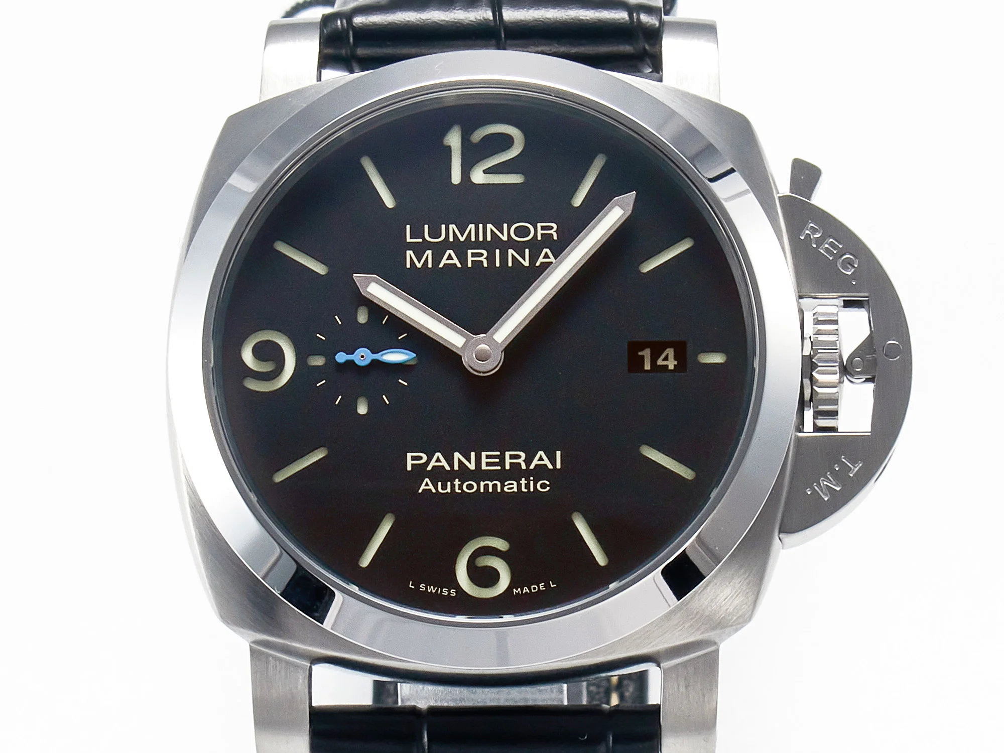 PAM1312 W VSF 1:1 Best Edition Black Dial on Black Leather Strap P.9010 Clone