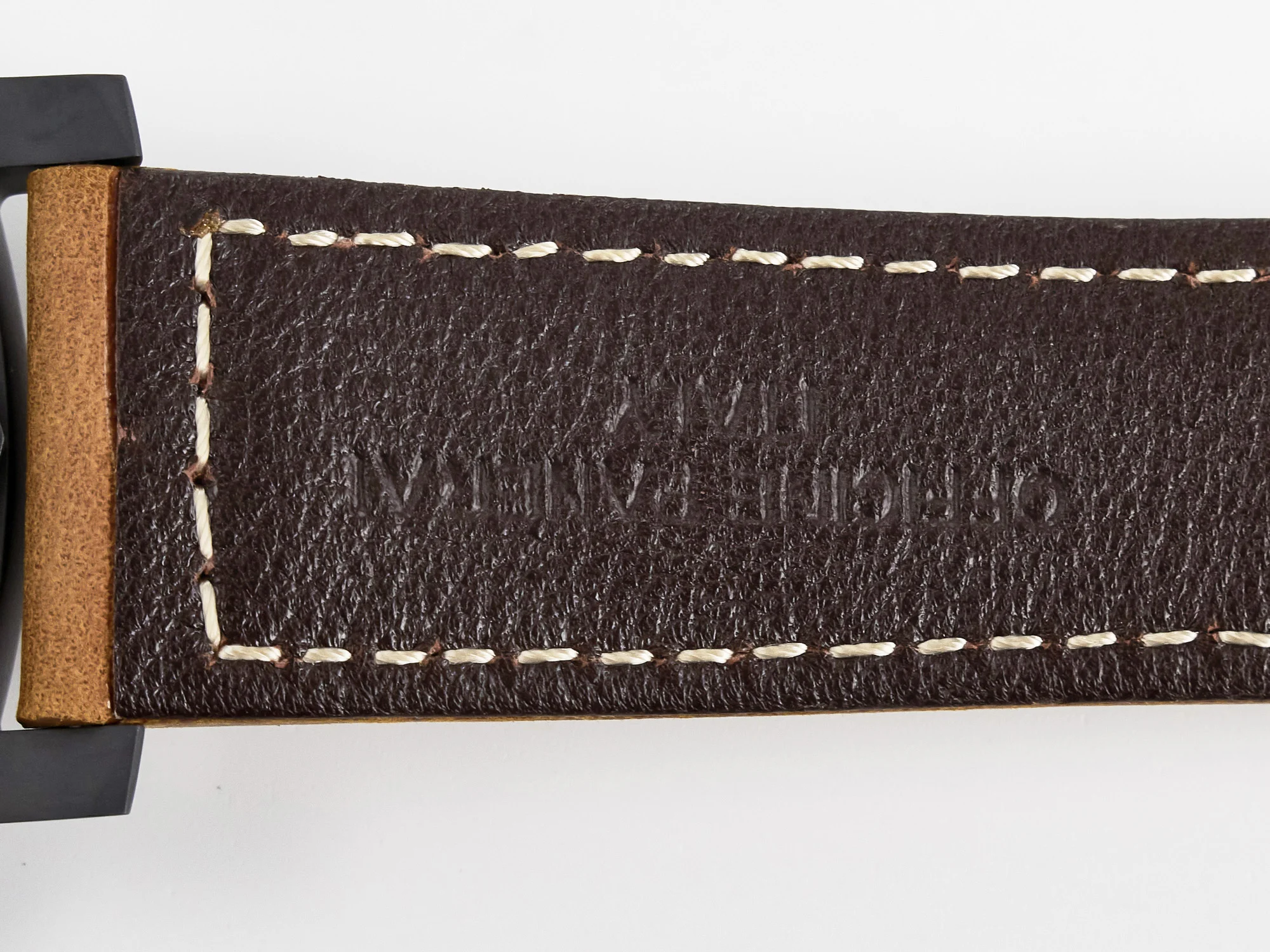 PAM441 Luminor Due VSF Best Edition Black Dial Black Carbon Bezel on Brown Asso Strap AXXXIV