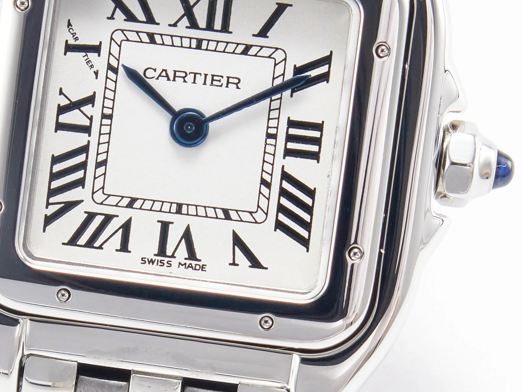 Panthère Secrete De Ladies 27mm SS BVF 1:1 Best Edition White Dial on SS Bracelet Ronda Quartz