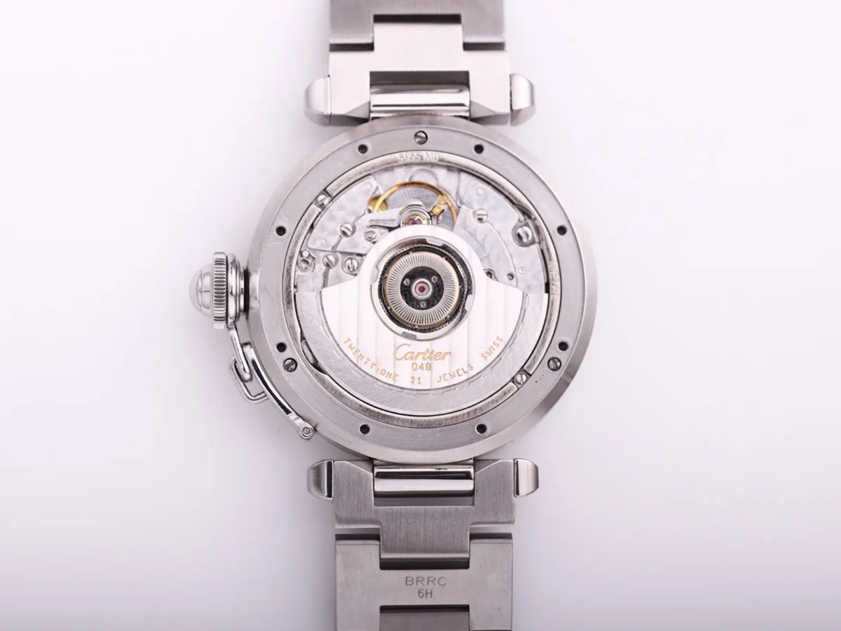 Pasha de Cartier White Dial 35mm in Bracelet