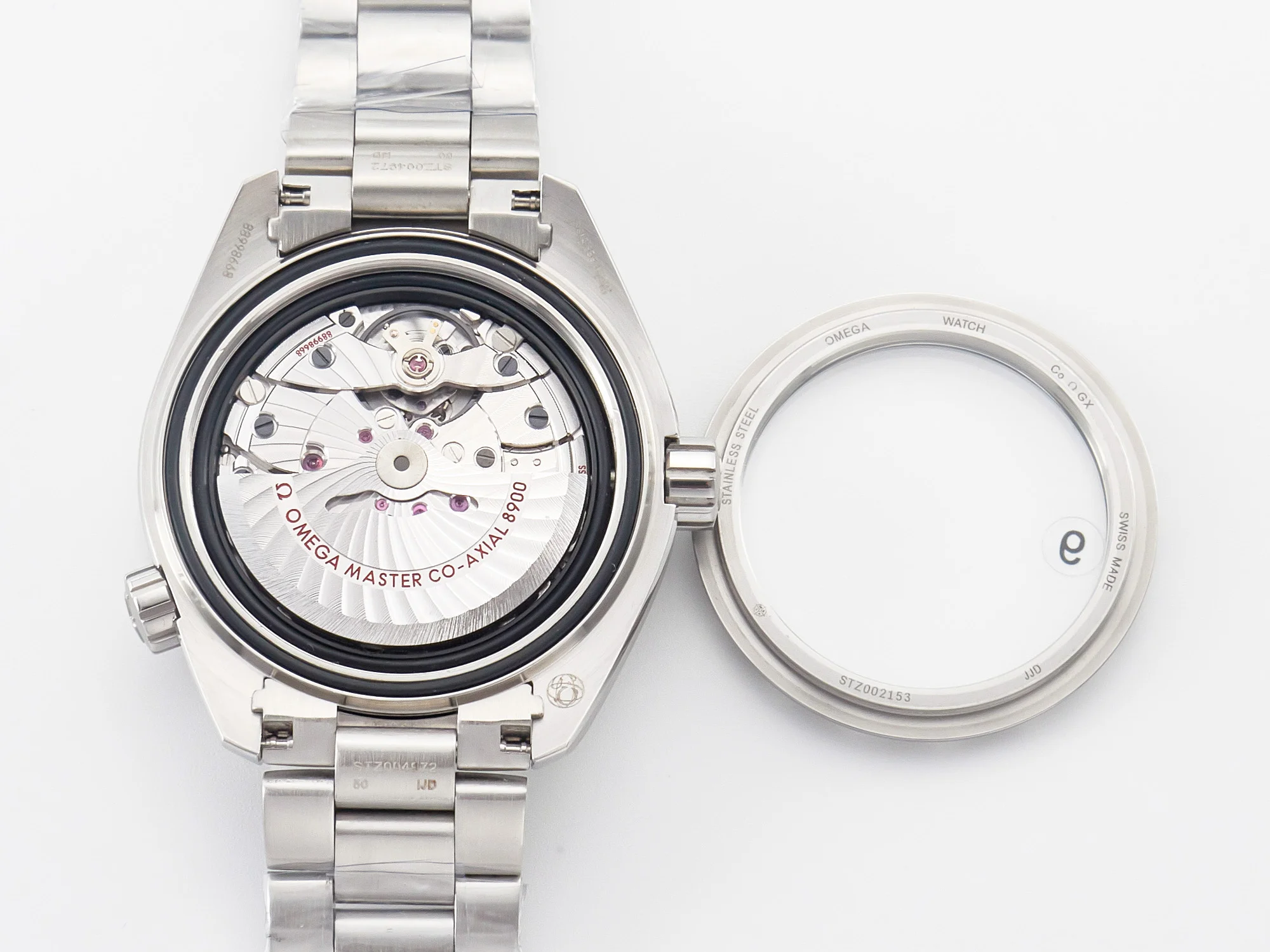 Planet Ocean 600M 39.5mm VSF 1:1 Best Edition Black Dial Black Ceramic Bezel on SS Bracelet A8800