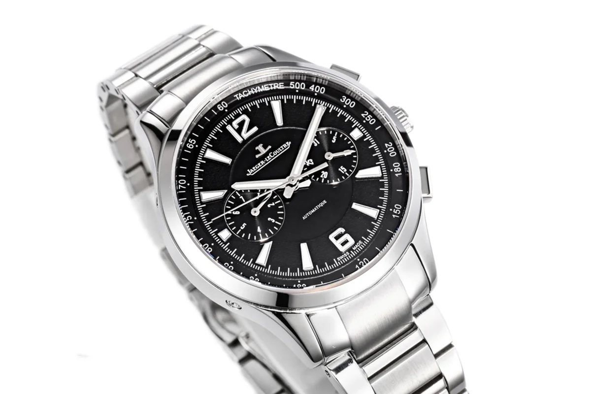 Polaris Chronograph Black Dial on Bracelet