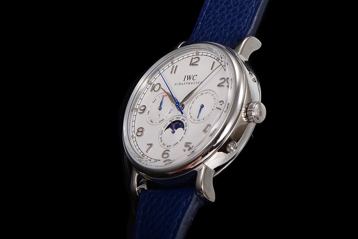 Portofino Perpetual Calendar IW3446 White Dial in Steel