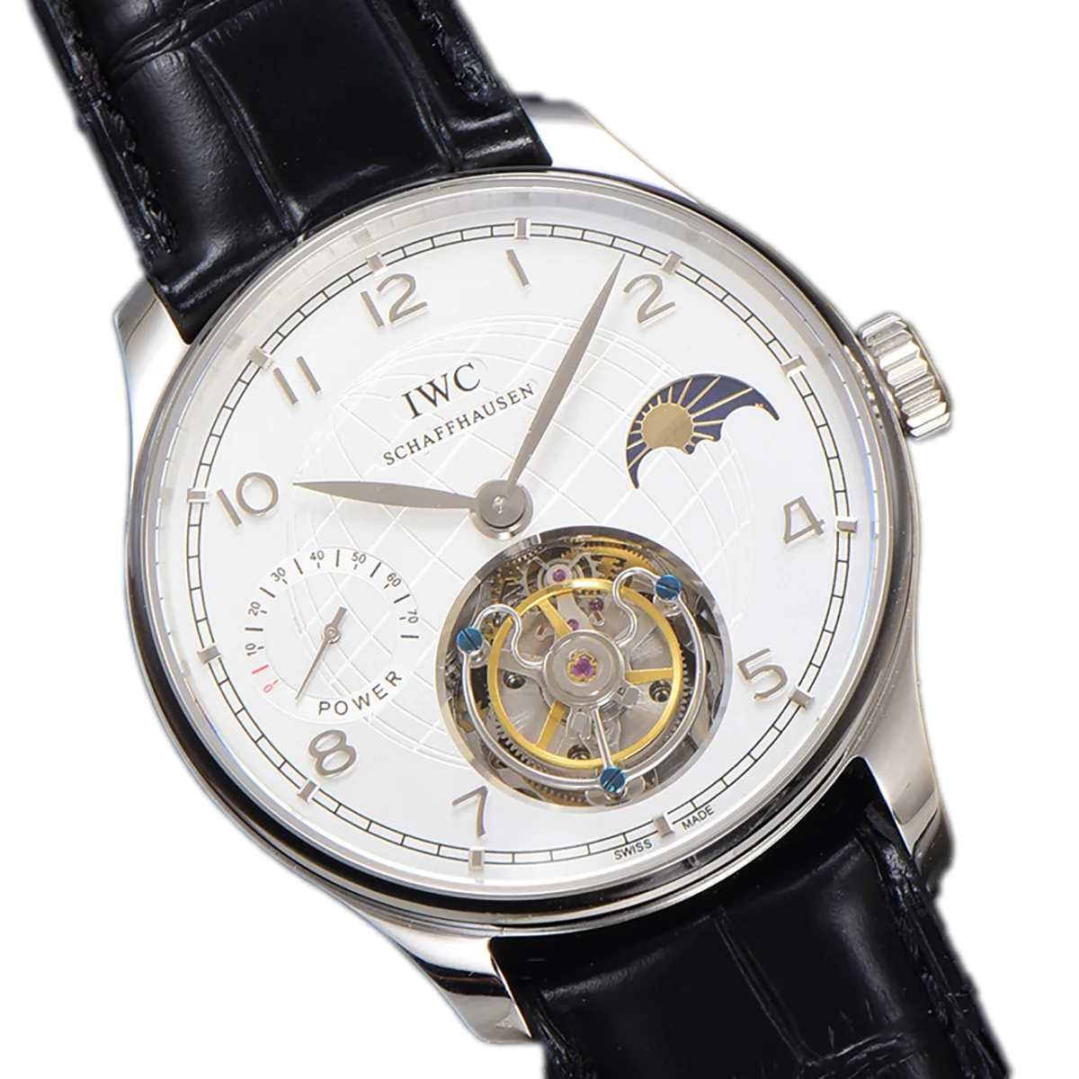 Portugese Tourbillon White Dial on Steel
