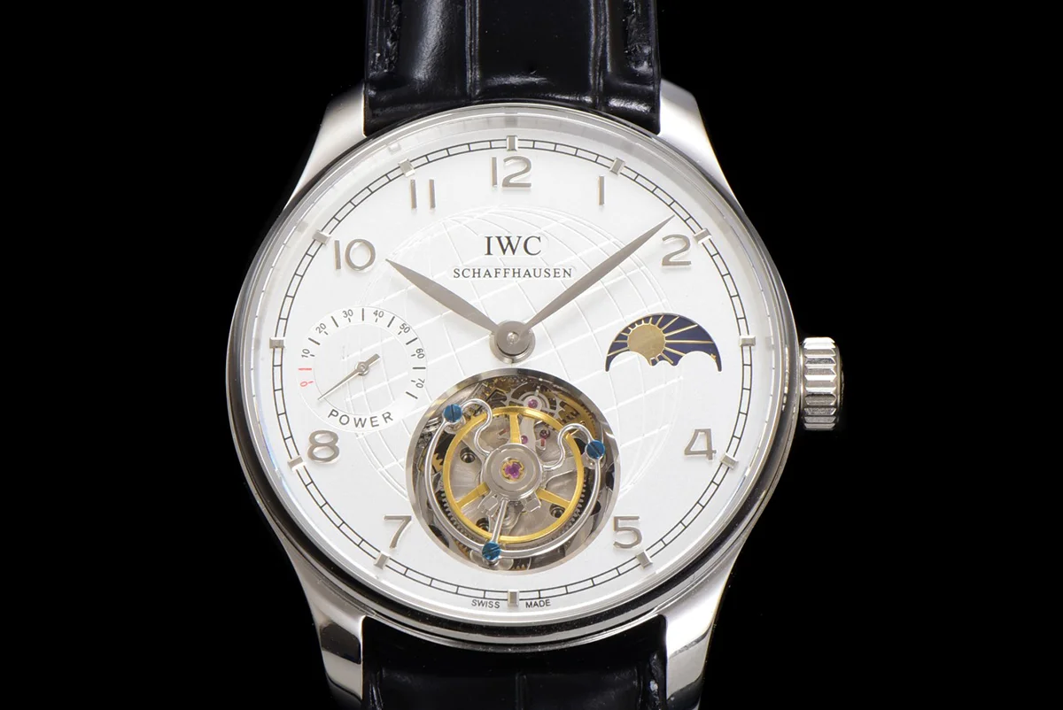 Portugese Tourbillon White Dial on Steel