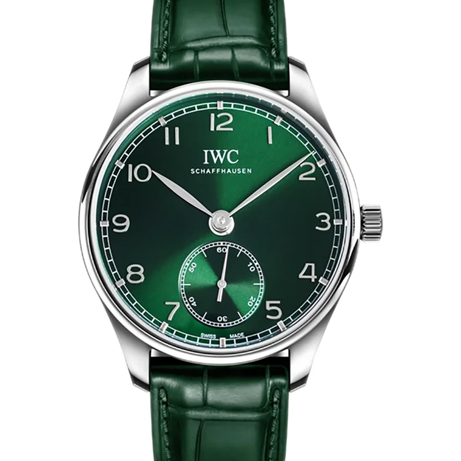Portugieser Automatic 40 IW358310 Green Dial in Steel