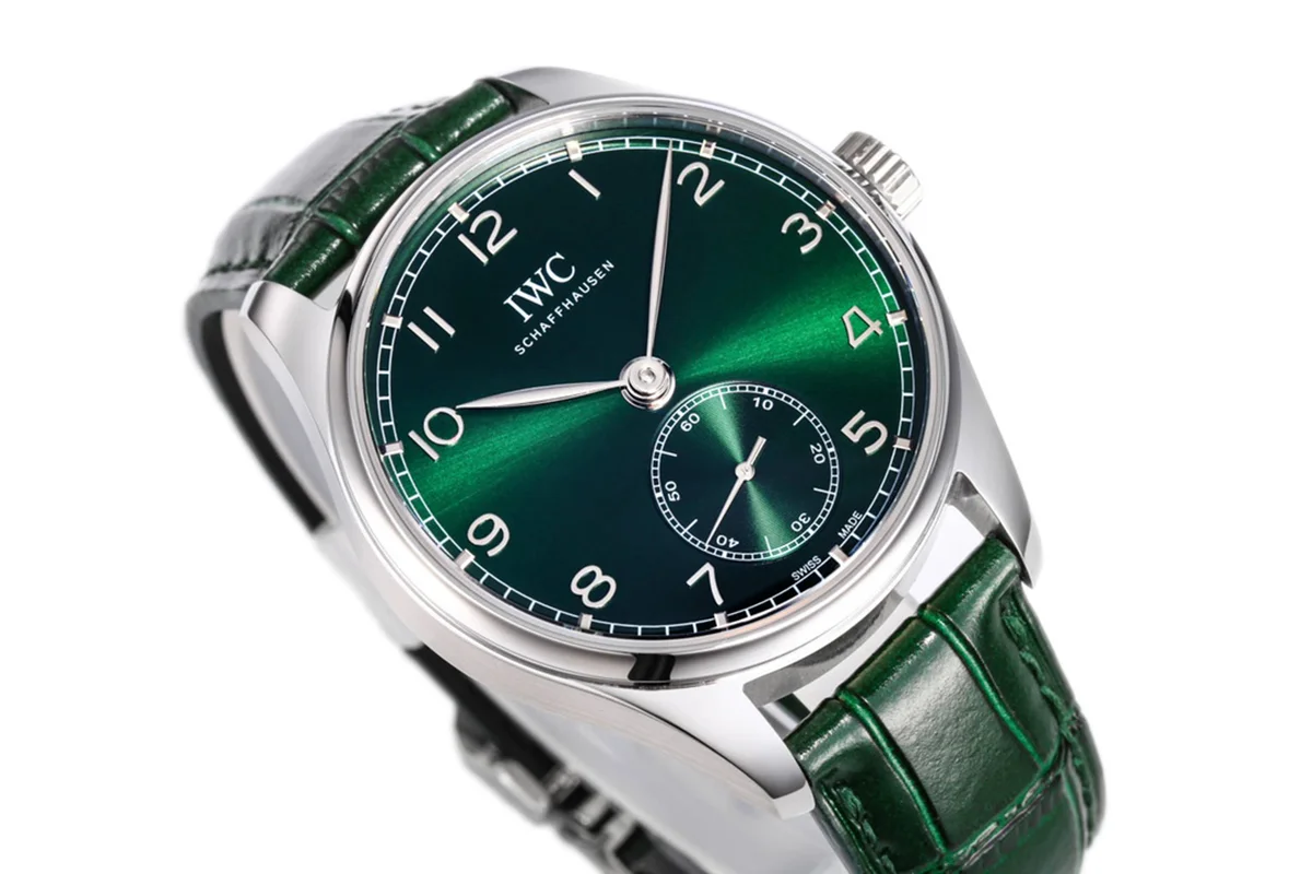 Portugieser Automatic 40 IW358310 Green Dial in Steel