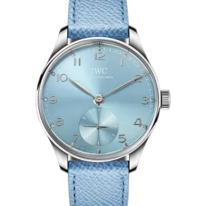 Portugieser Automatic 40 IW358402 Blue Dial in White Gold