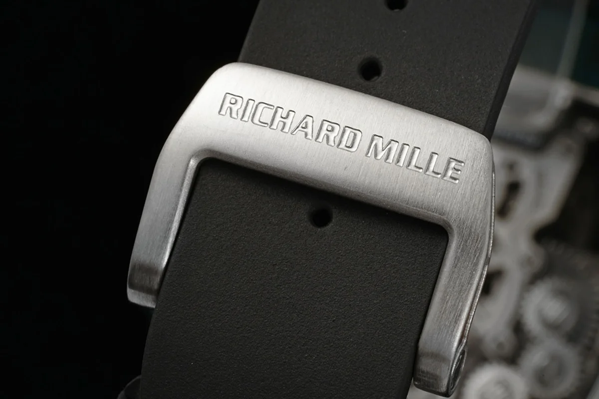 RM 021-02 Tourbillon Aerodyne on Black Rubber Strap