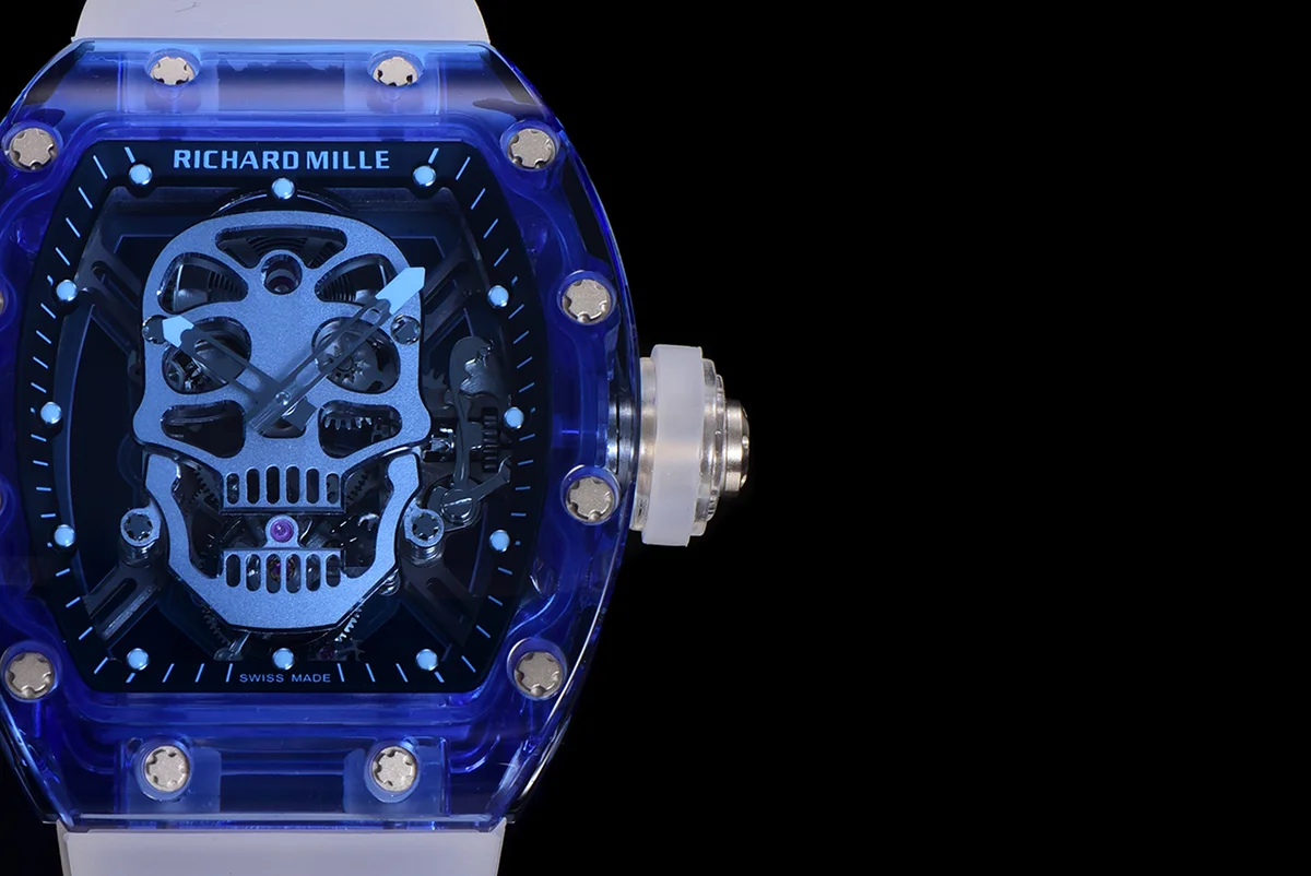 RM 027-01 Tourbillon Blue Sapphire Skull