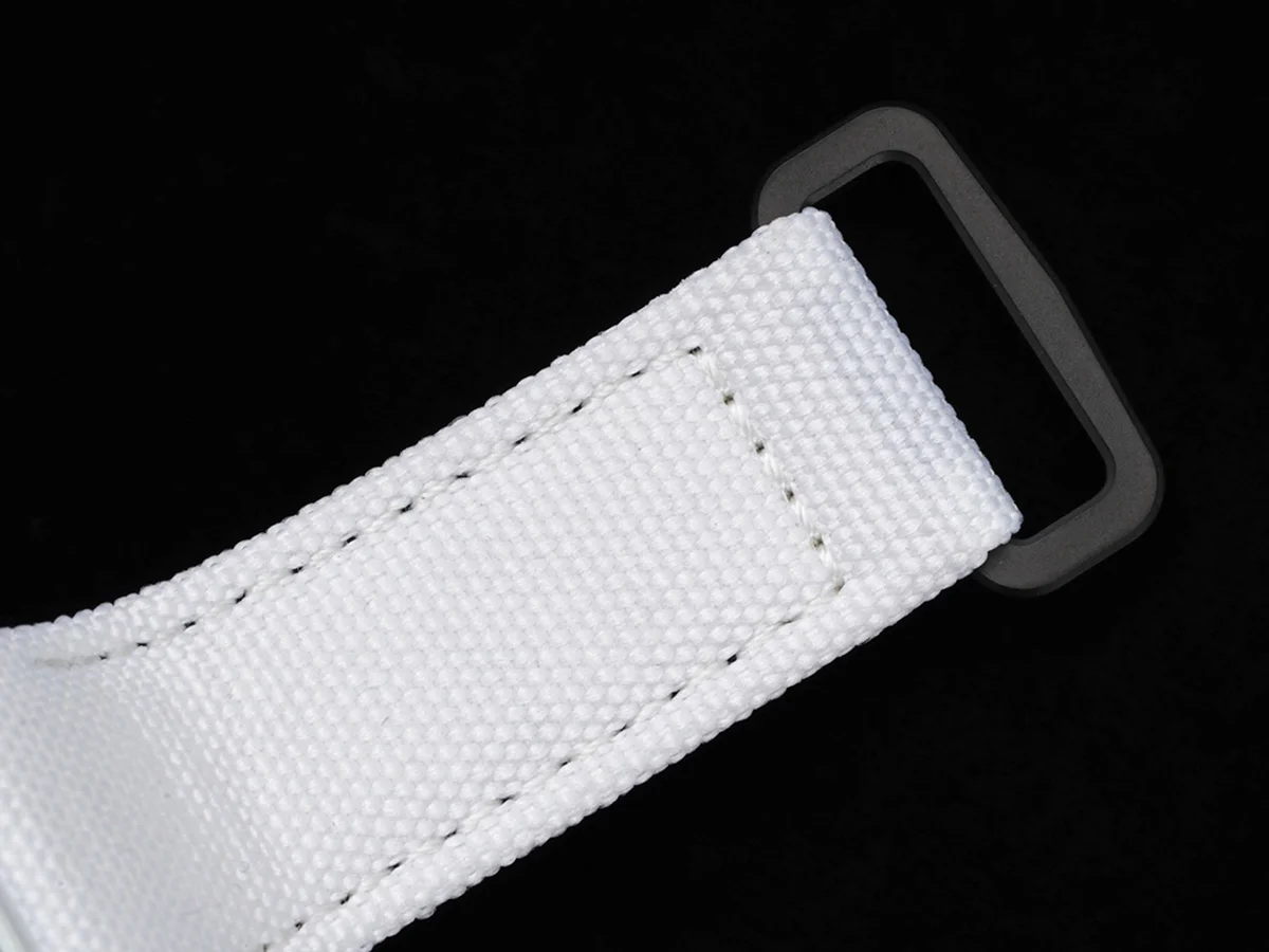 RM 027-02 Tourbillon Rafael Nadal White NTPT on White Nylon Strap
