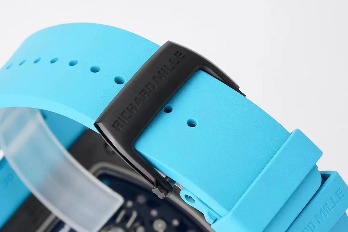 RM 055 Bubba Watson “Yas Marina Circuit” NTPT on Blue Rubber Strap RMUL2