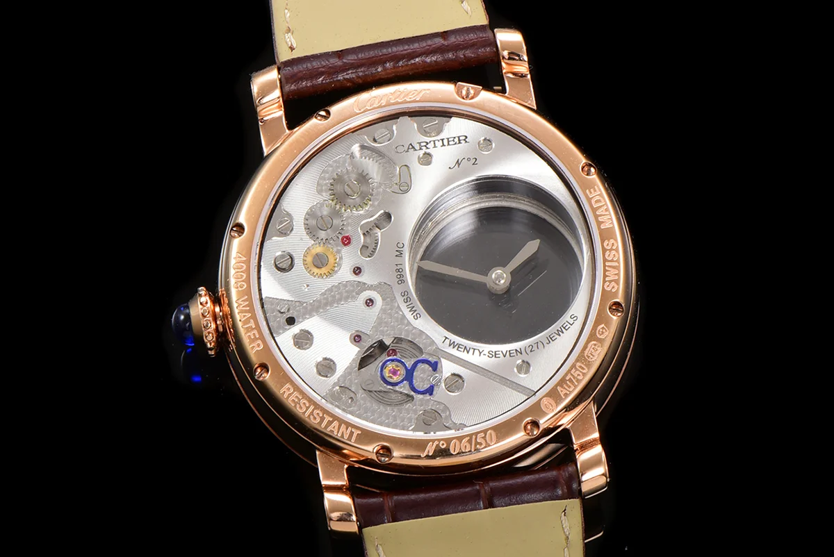 Rotonde De Cartier White Dial in Rose Gold