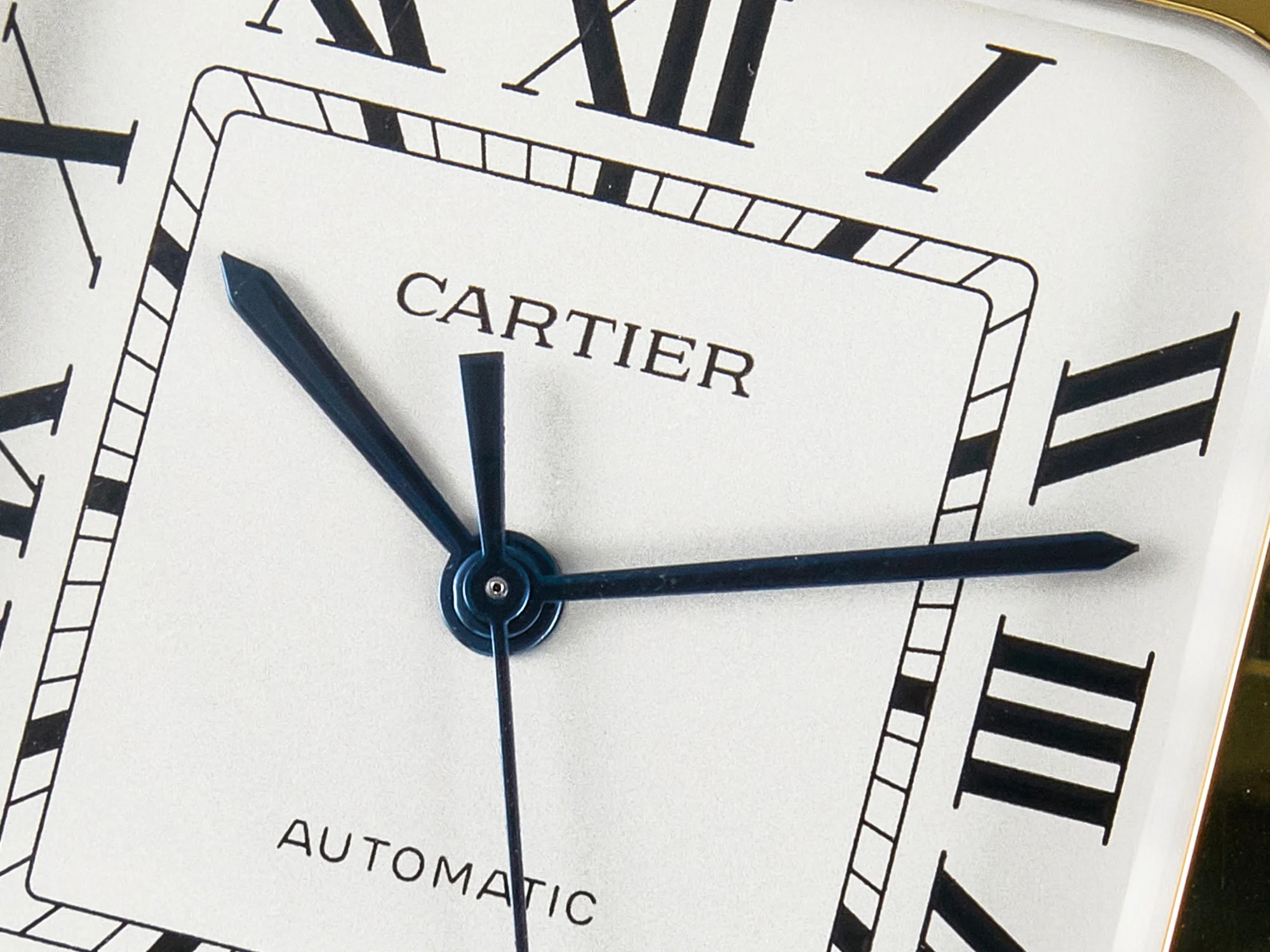 Santos de Cartier 40mm 2018 BVF 1:1 Best Edition YG Bezel White Dial on SS SmartLinks Bracelet MIYOTA 9015