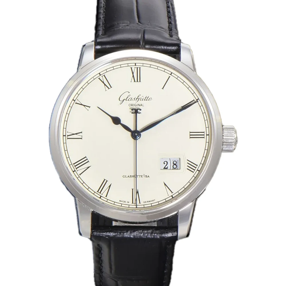 Senator White Dial in Steel