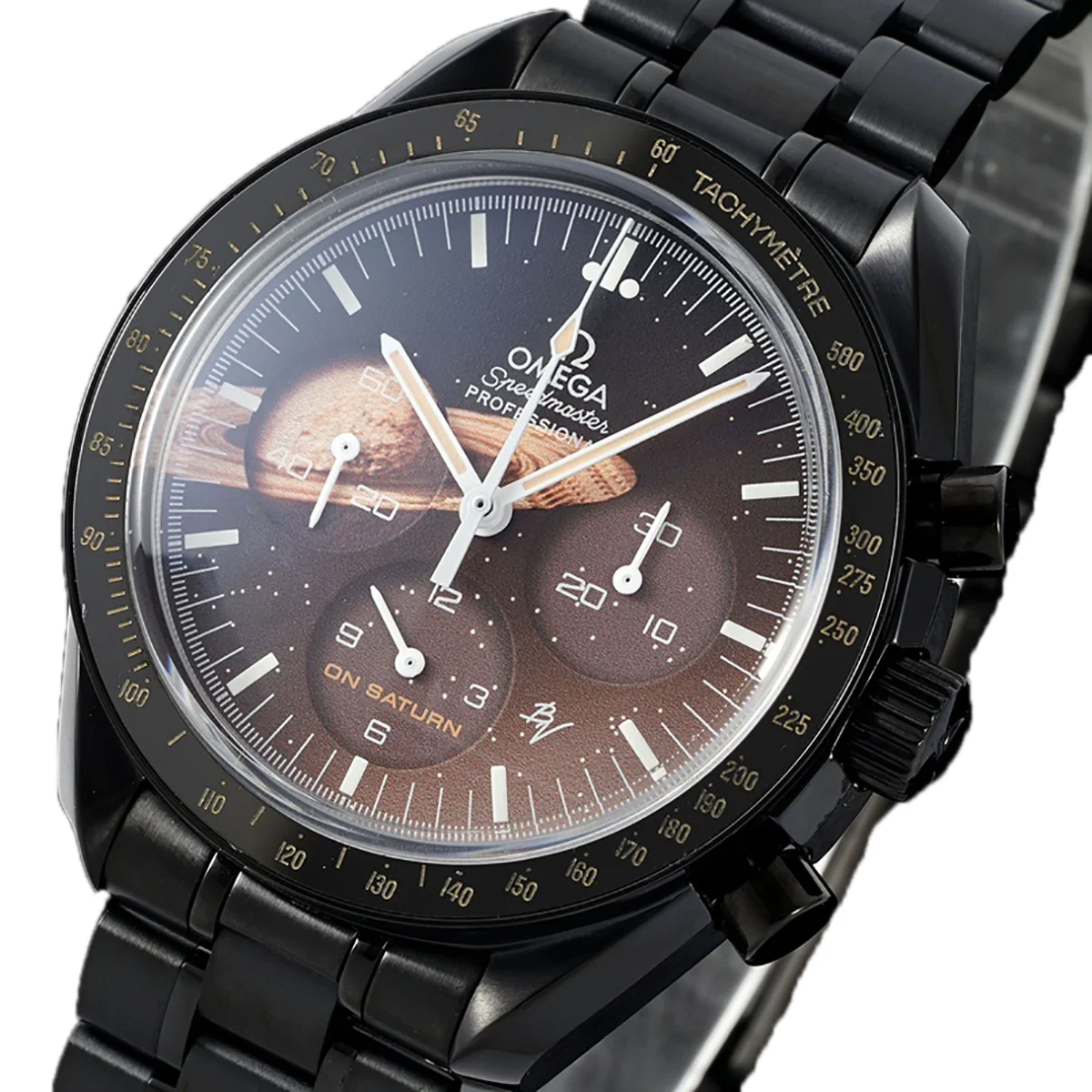 Speedmaster Black Venom Saturn on PVD