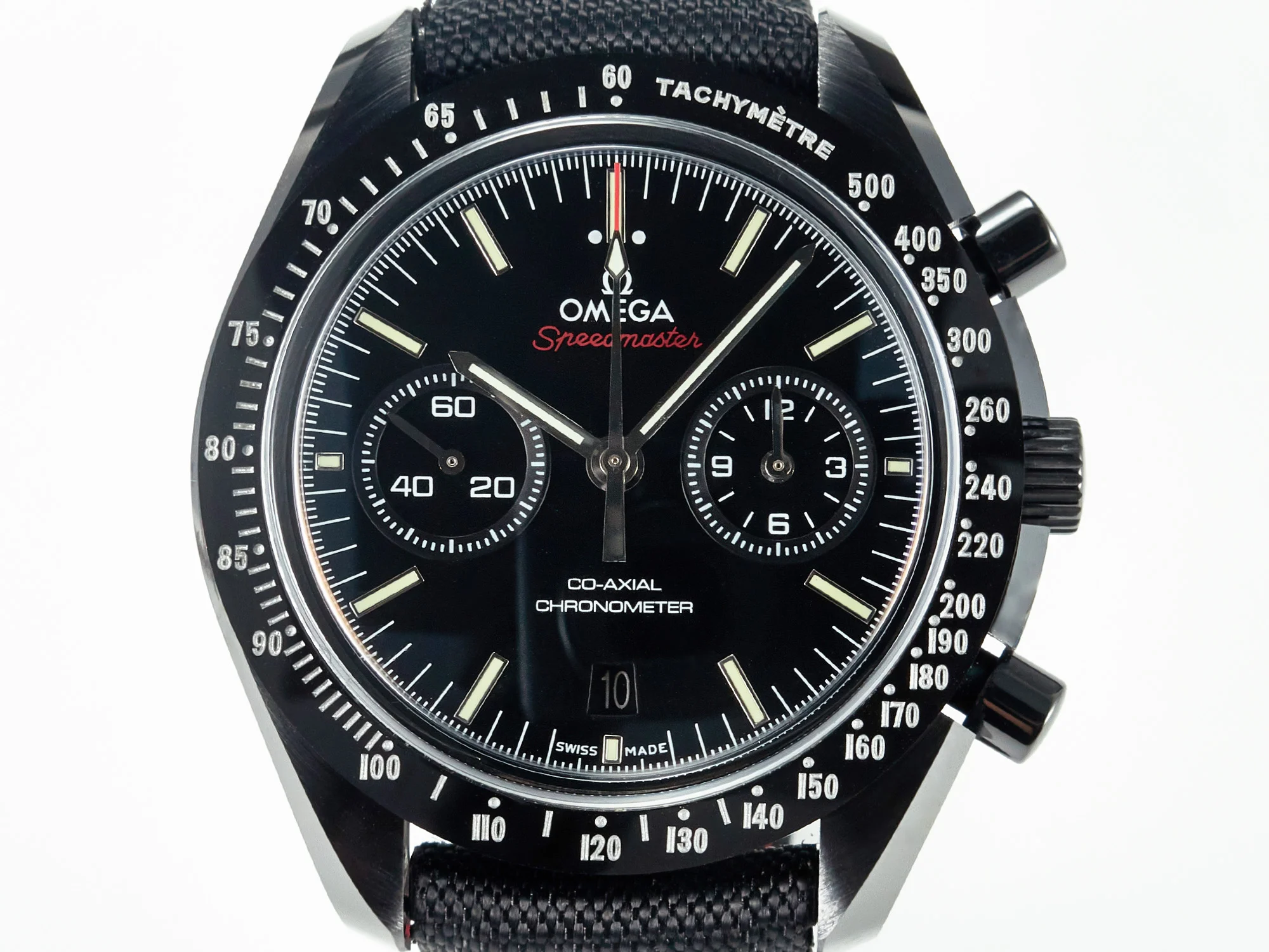 Speedmaster “Dark Side of The Moon” Real Ceramic N1F 1:1 Best Edition on Nylon Strap A9900
