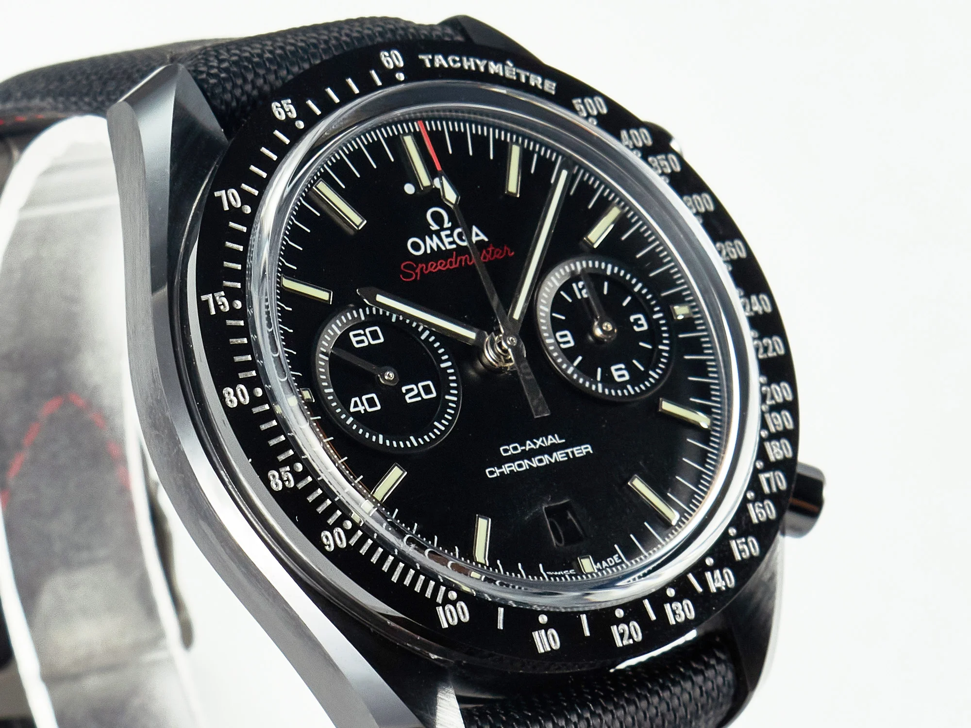 Speedmaster “Dark Side of The Moon” Real Ceramic N1F 1:1 Best Edition on Nylon Strap A9900