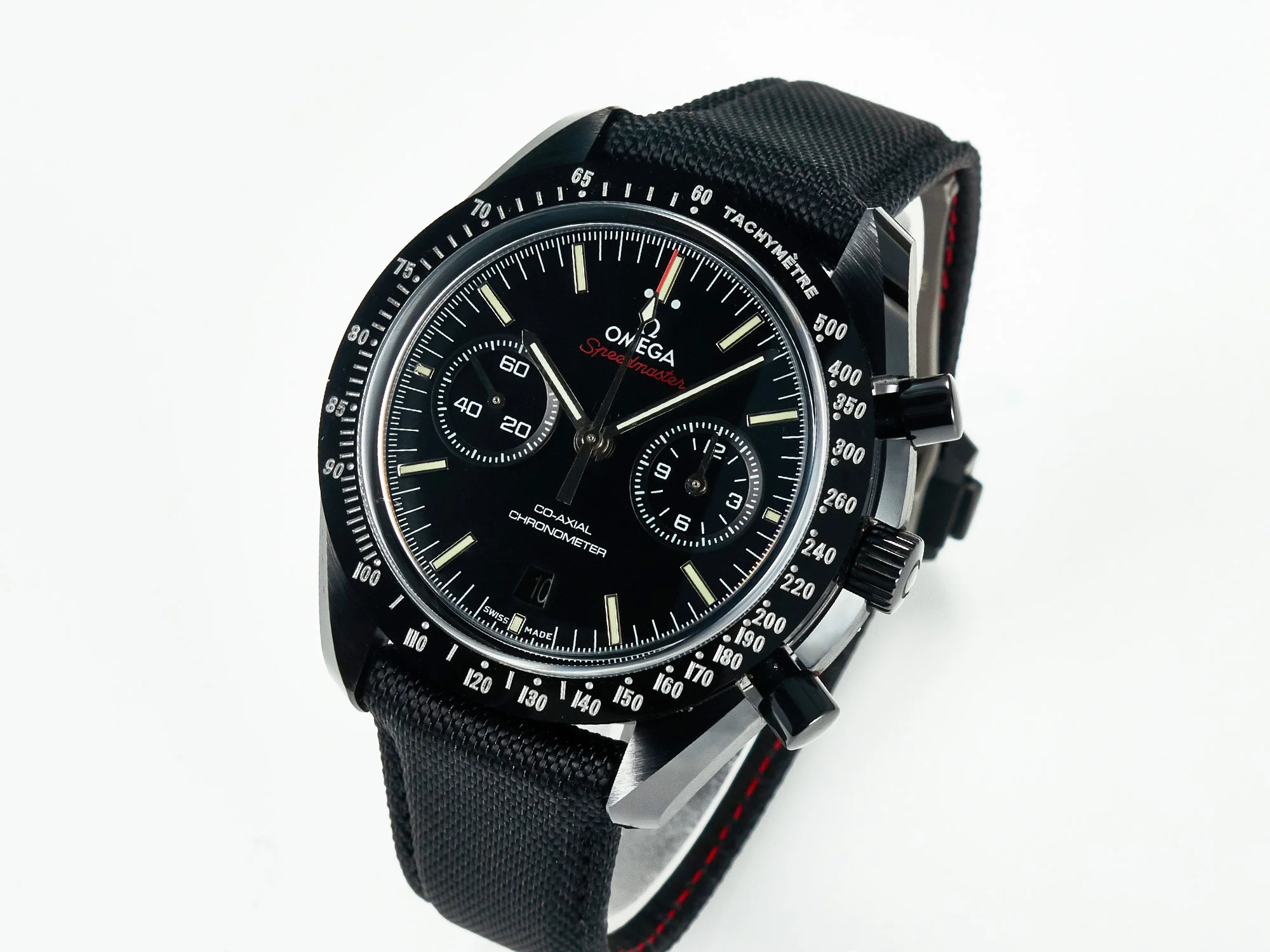 Speedmaster “Dark Side of The Moon” Real Ceramic N1F 1:1 Best Edition on Nylon Strap A9900