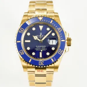 Submariner 41mm 126618 LB YG Blue Ceramic 904L Steel VSF 1:1 Best Edition VS3235