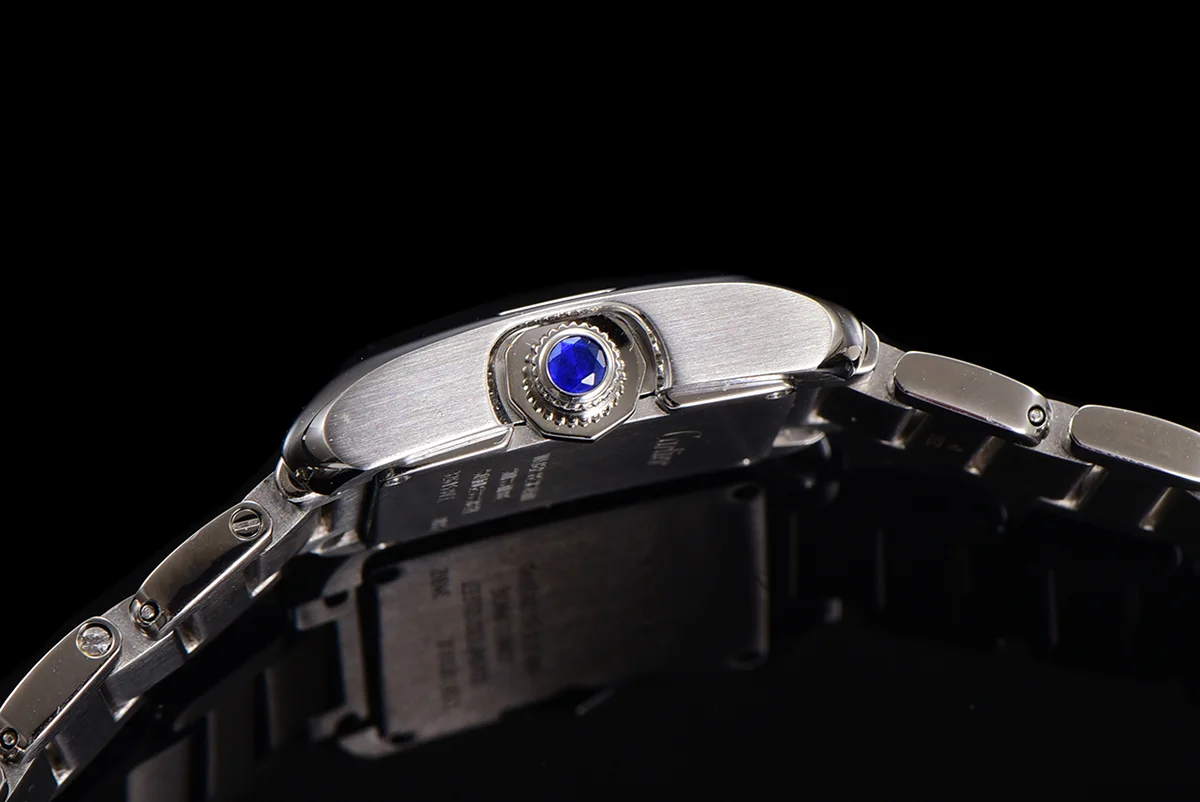 Tank Anglaise 30.2mm White Dial in Steel