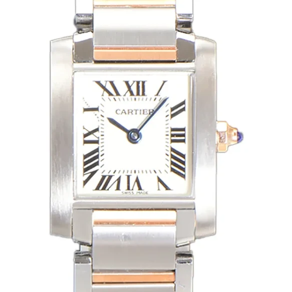 Tank Francaise Watch Small Steel/Rose Gold