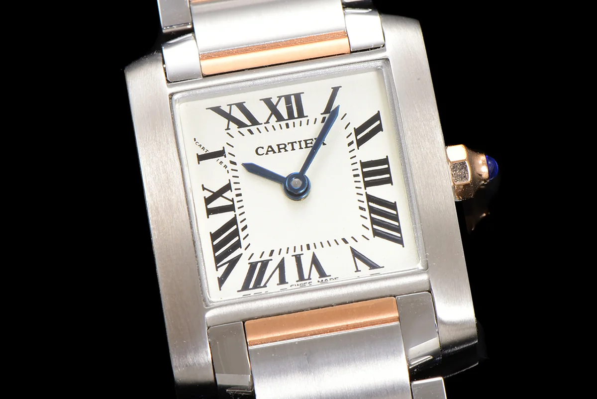 Tank Francaise Watch Small Steel/Rose Gold