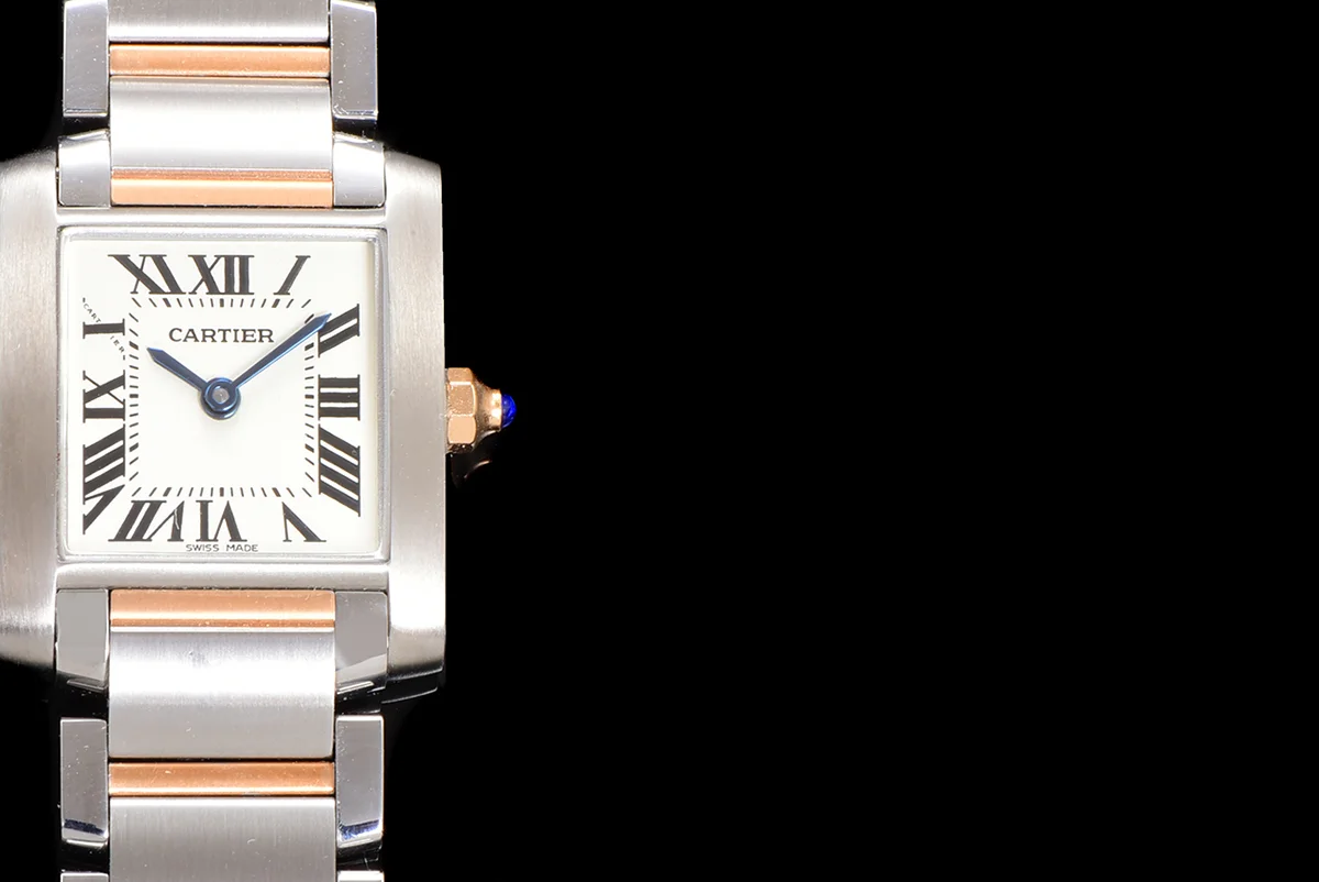 Tank Francaise Watch Small Steel/Rose Gold