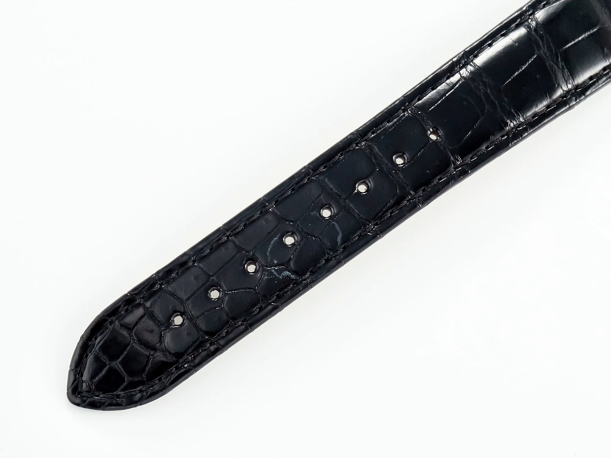 Tank Must Large SS 33.7mm DRF 1:1 Best Edition Black Dial on Black Leather Strap Swiss Quartz