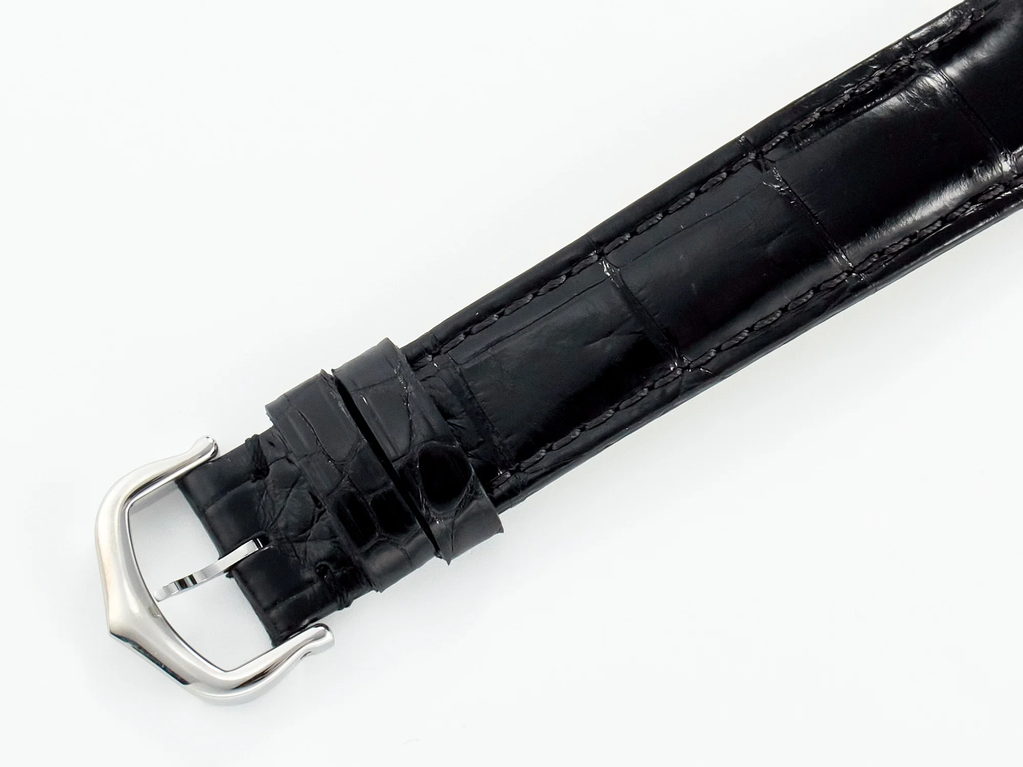 Tank Must Small SS 29mm DRF 1:1 Best Edition Black Dial on Black Leather Strap Swiss Quartz