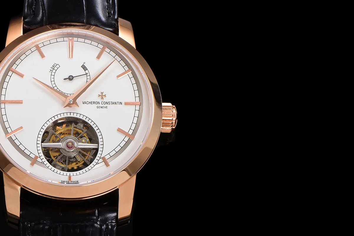 Traditionelle 14-Day Tourbillon White Dial in Rose Gold