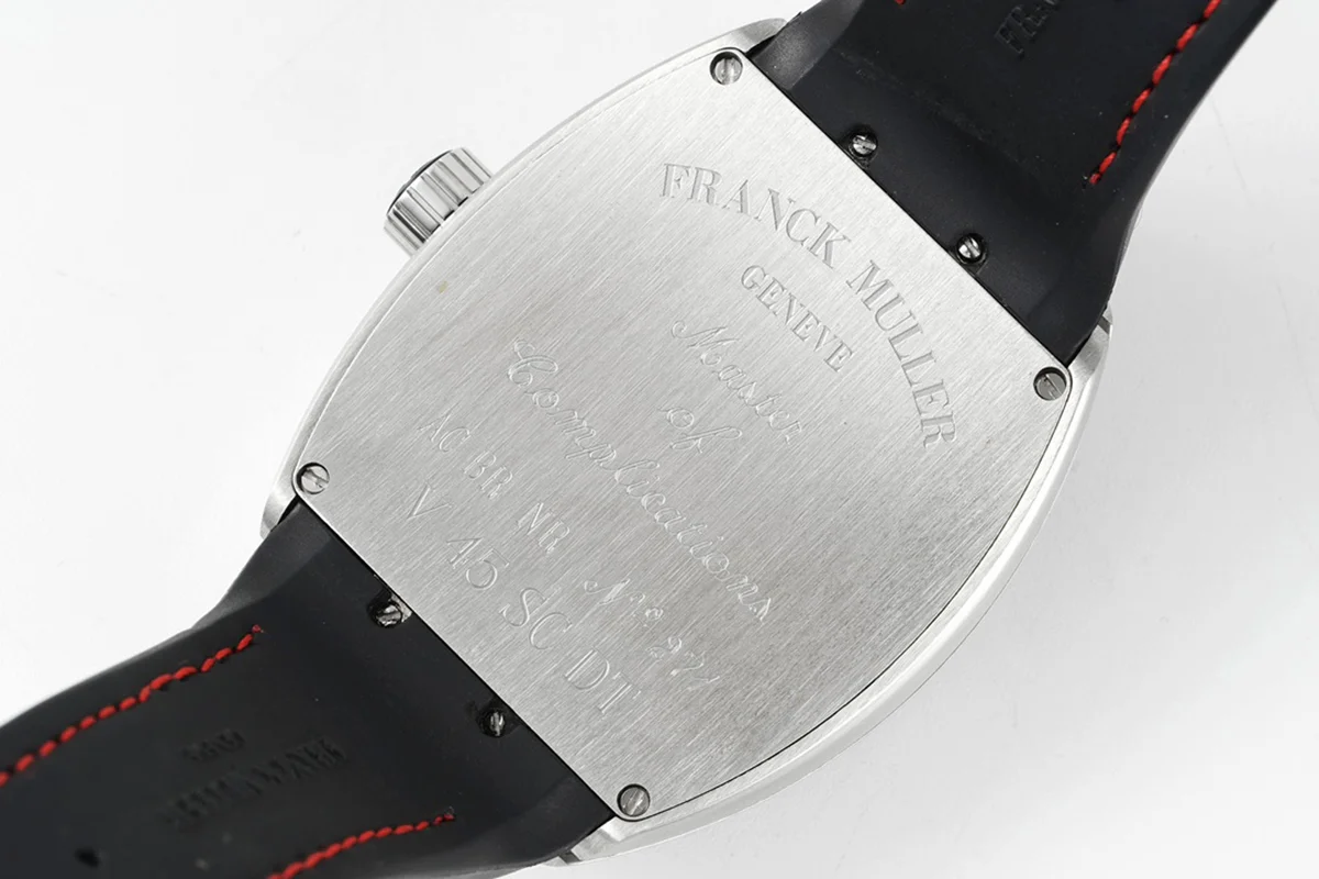Vanguard Black Dial with Red Markers V 45