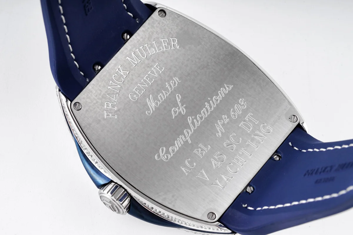 Vanguard Yachting Dragon V45YT Blue Dial with Diamond Bezel