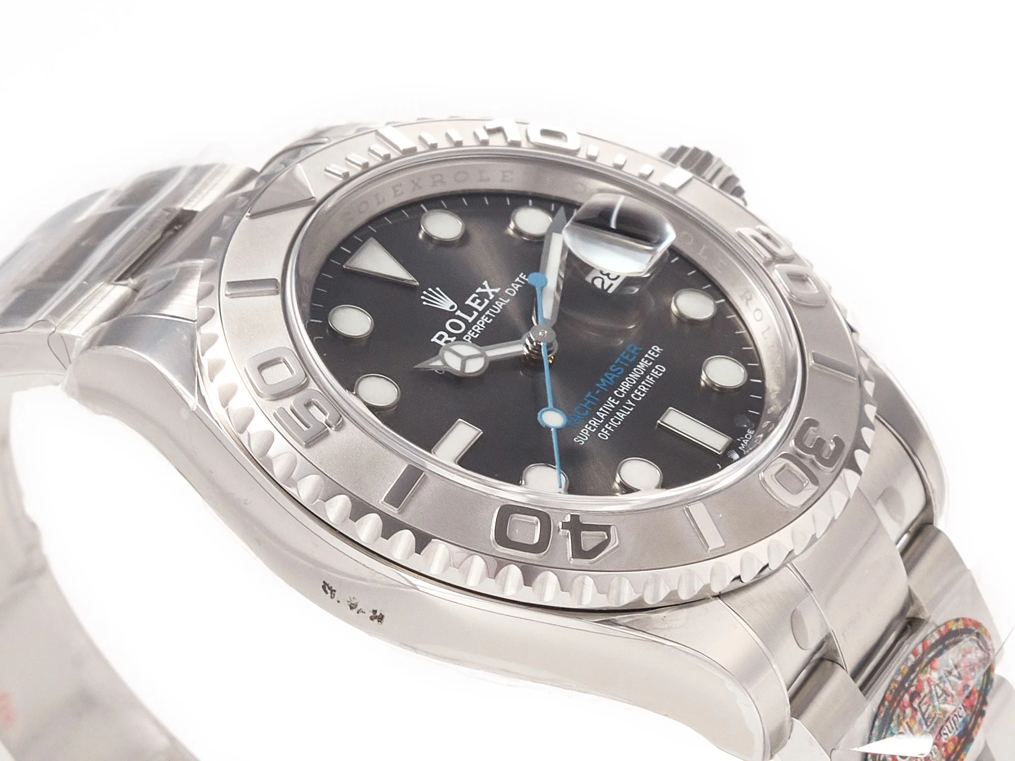 Yacht-Master 126622 Clean 1:1 Best Edition 904L Steel Gray Dial on SS Bracelet VR3235