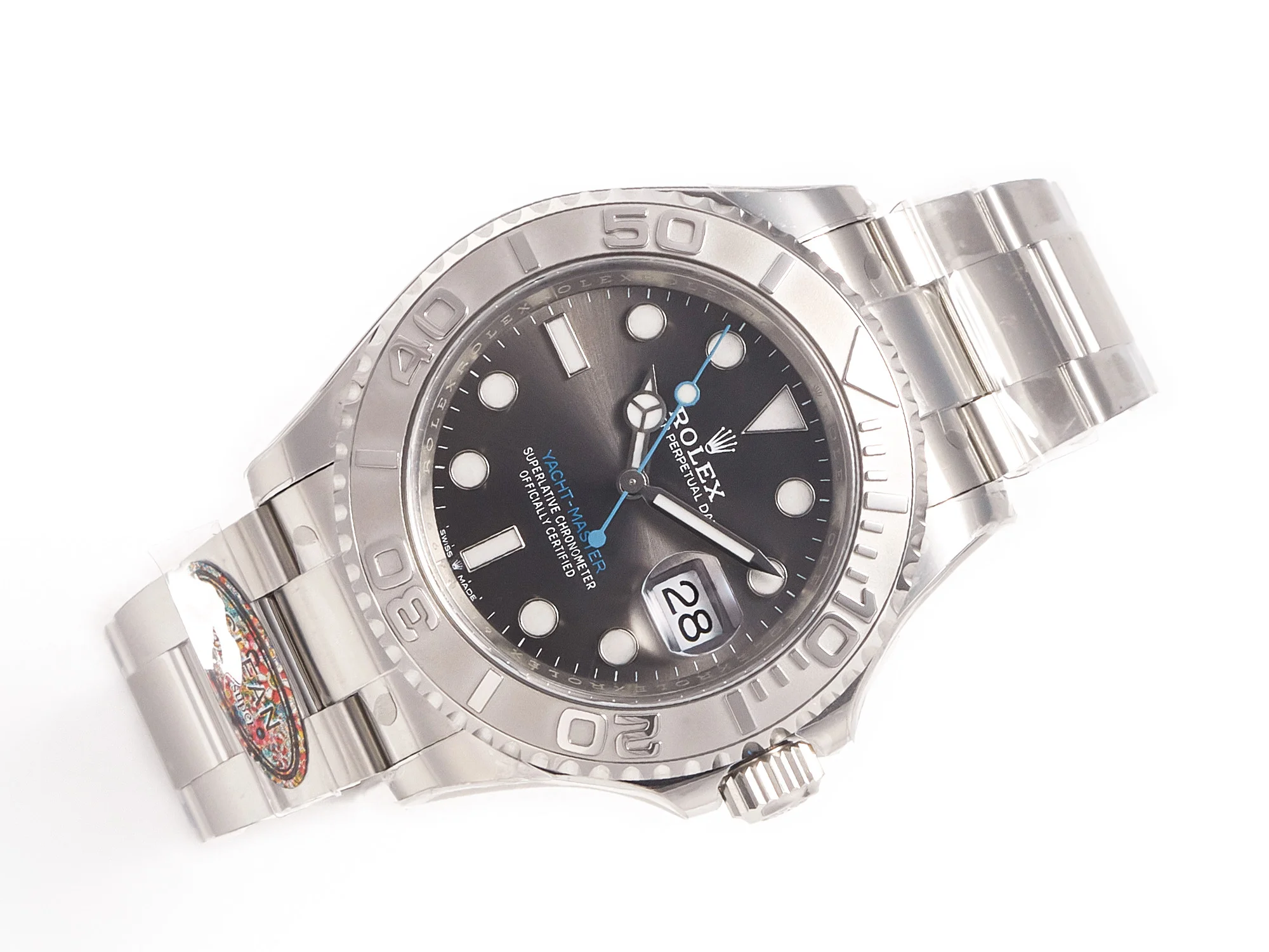 Yacht-Master 126622 Clean 1:1 Best Edition 904L Steel Gray Dial on SS Bracelet VR3235